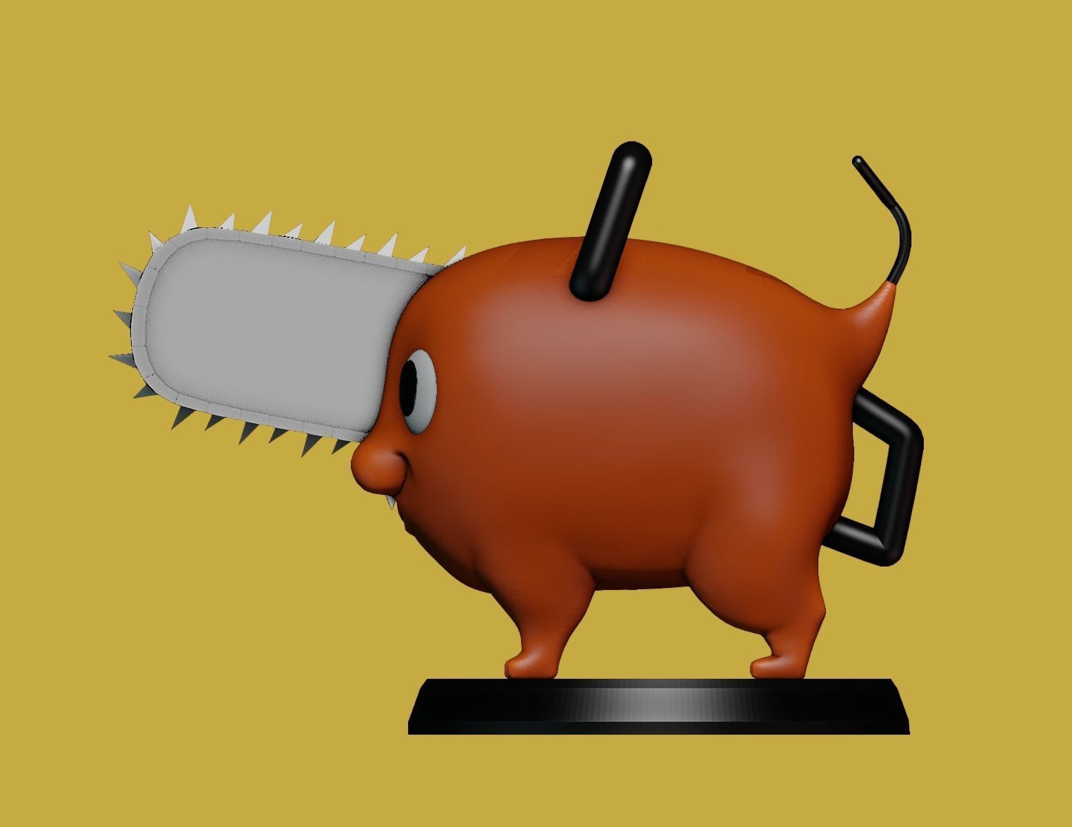 Pochita-Chainsaw Man 3D print model_6