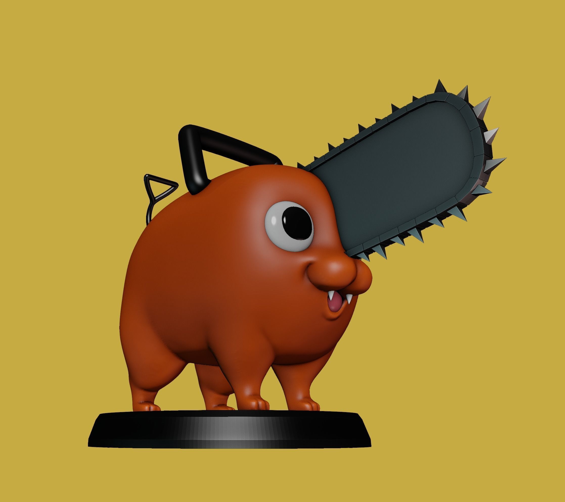 Pochita-Chainsaw Man 3D print model_16