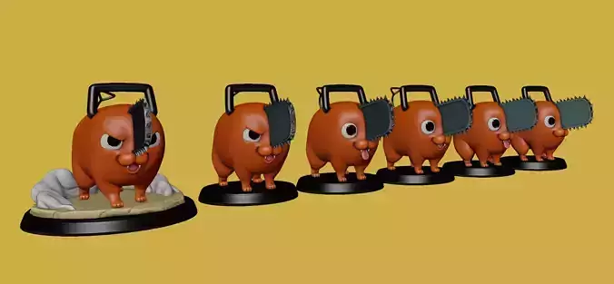 Pochita-Chainsaw Man 3D print model
