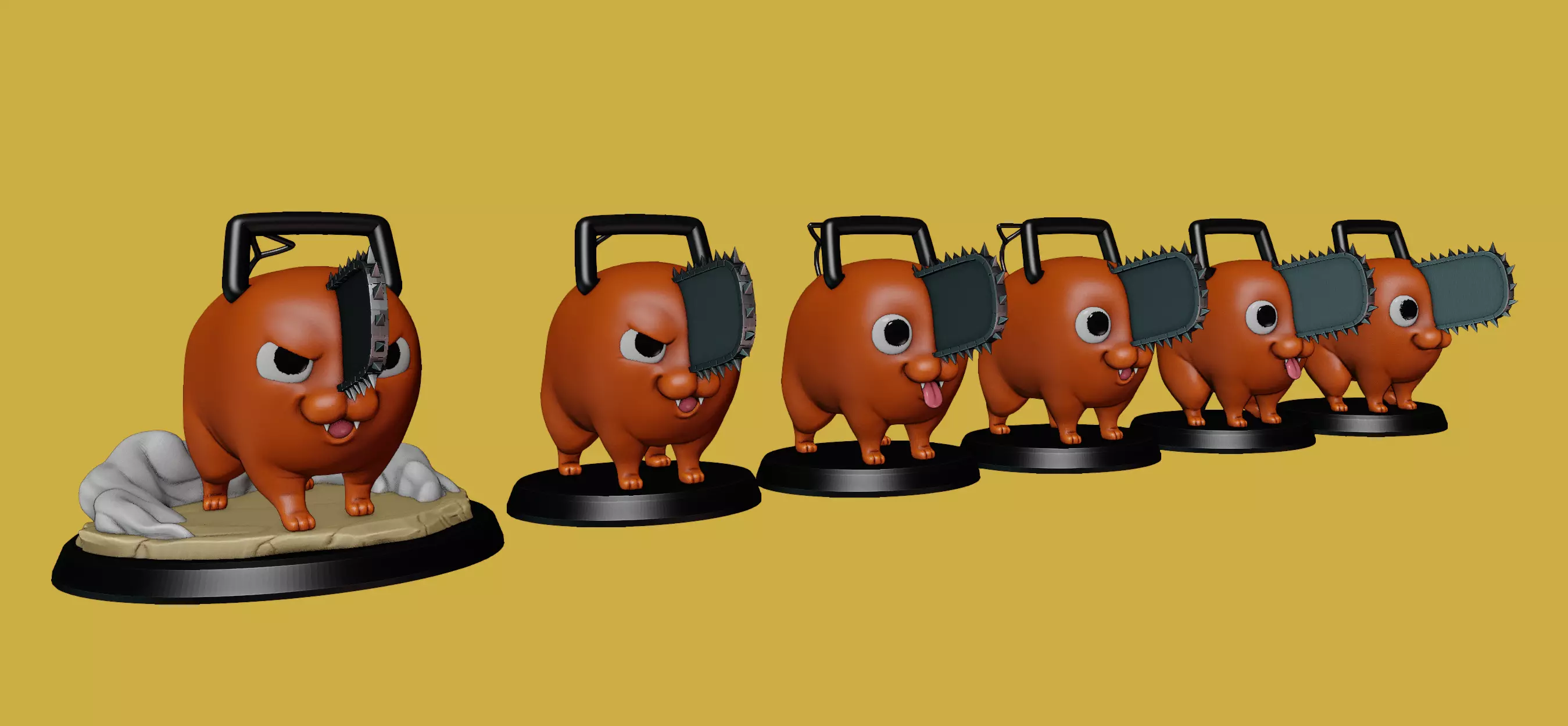 Pochita-Chainsaw Man 3D print model_0