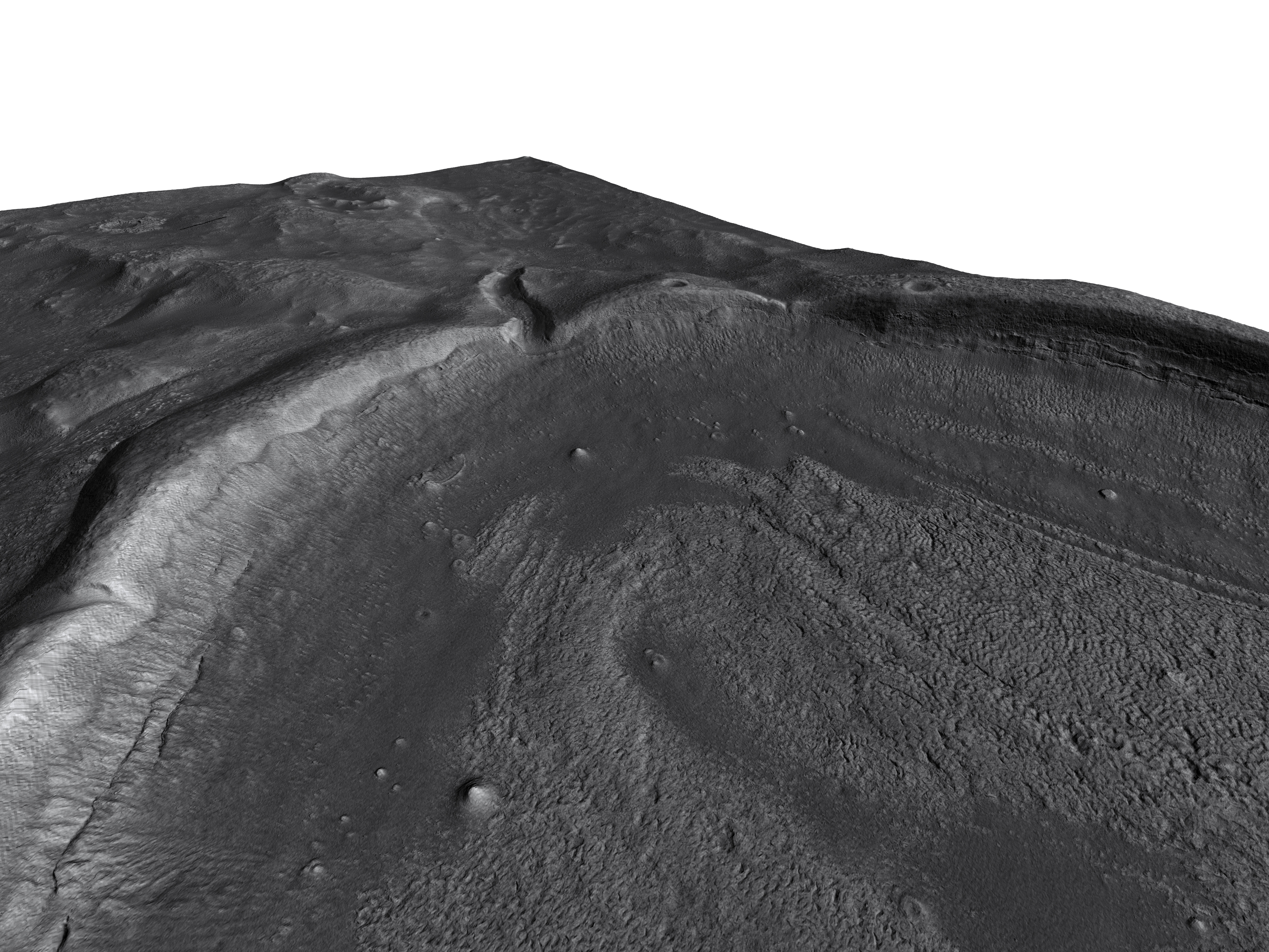 MARS VR - Exit Breach in Well-Preserved Crater 3D model_3