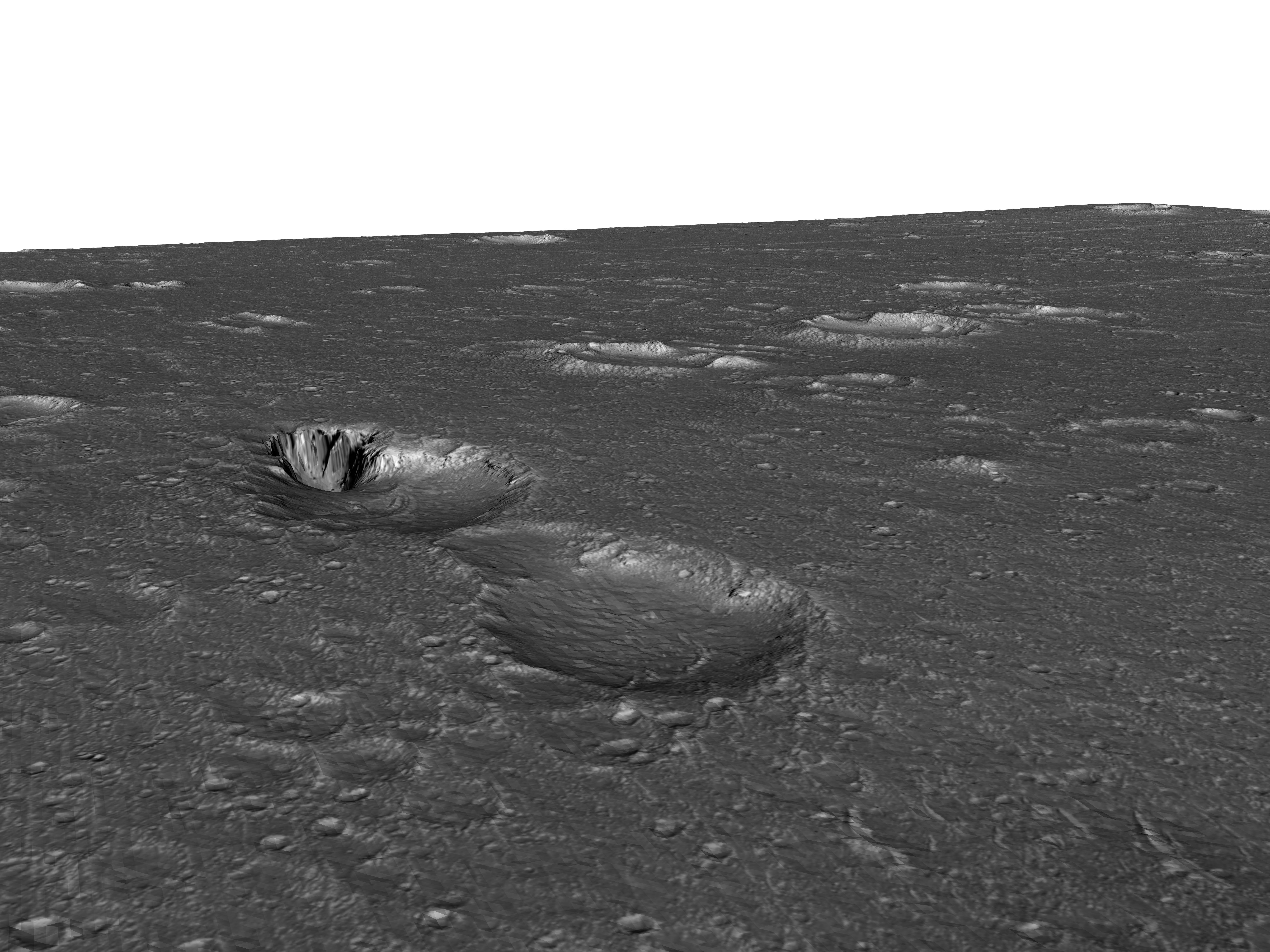 MARS VR - Pit in Hephaestus Fossae 3D model_0