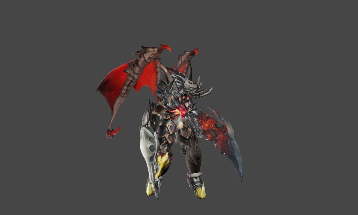 Zeloeman F 9 demon with wings 3D model_21