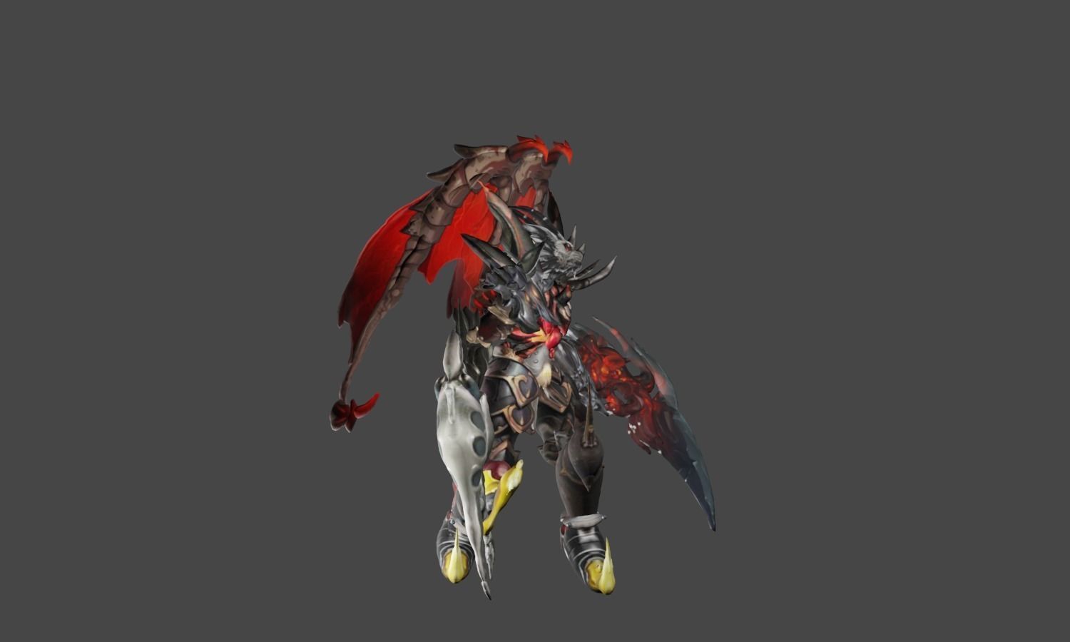 Zeloeman F 9 demon with wings 3D model_25