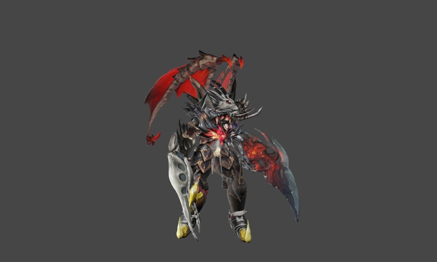 Zeloeman F 9 demon with wings 3D model_2