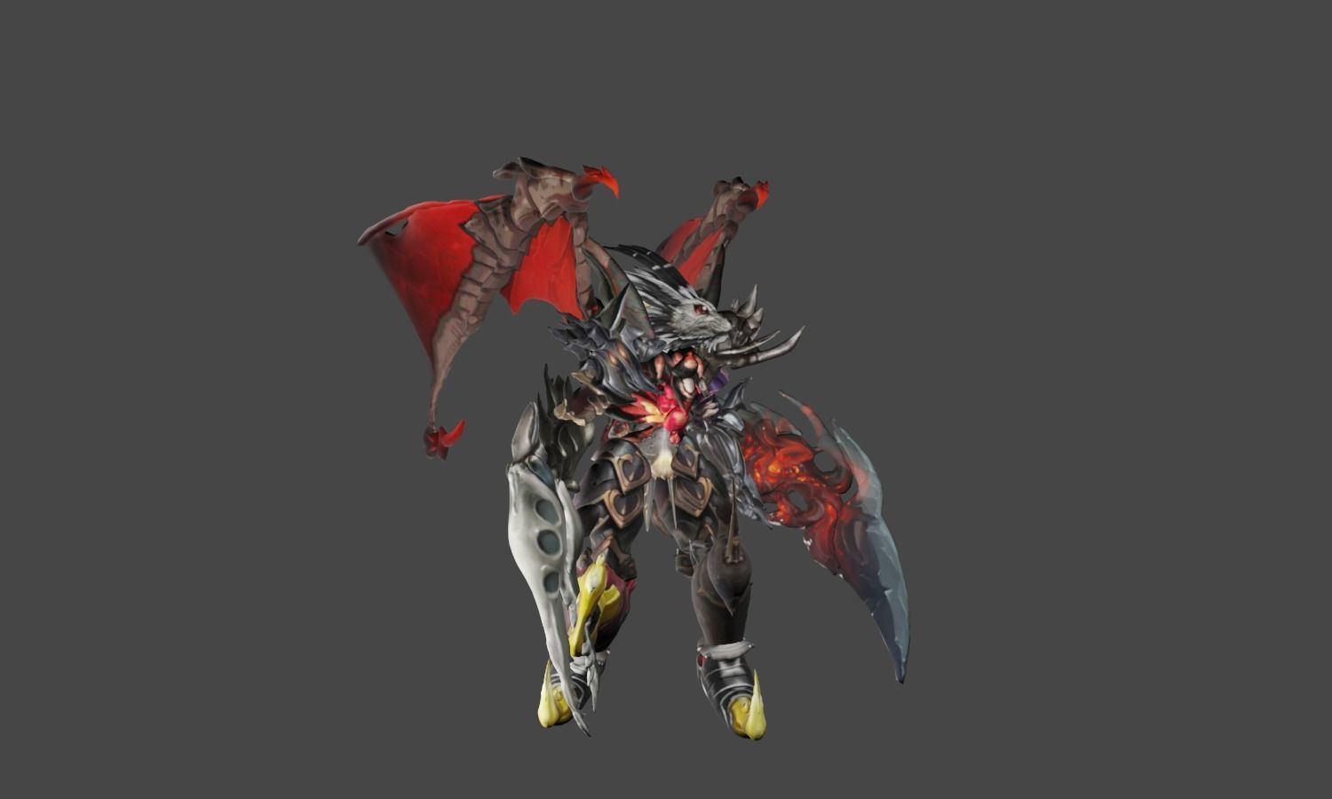 Zeloeman F 9 demon with wings 3D model_10