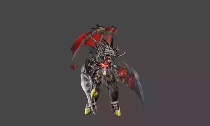 Zeloeman F 9 demon with wings 3D model