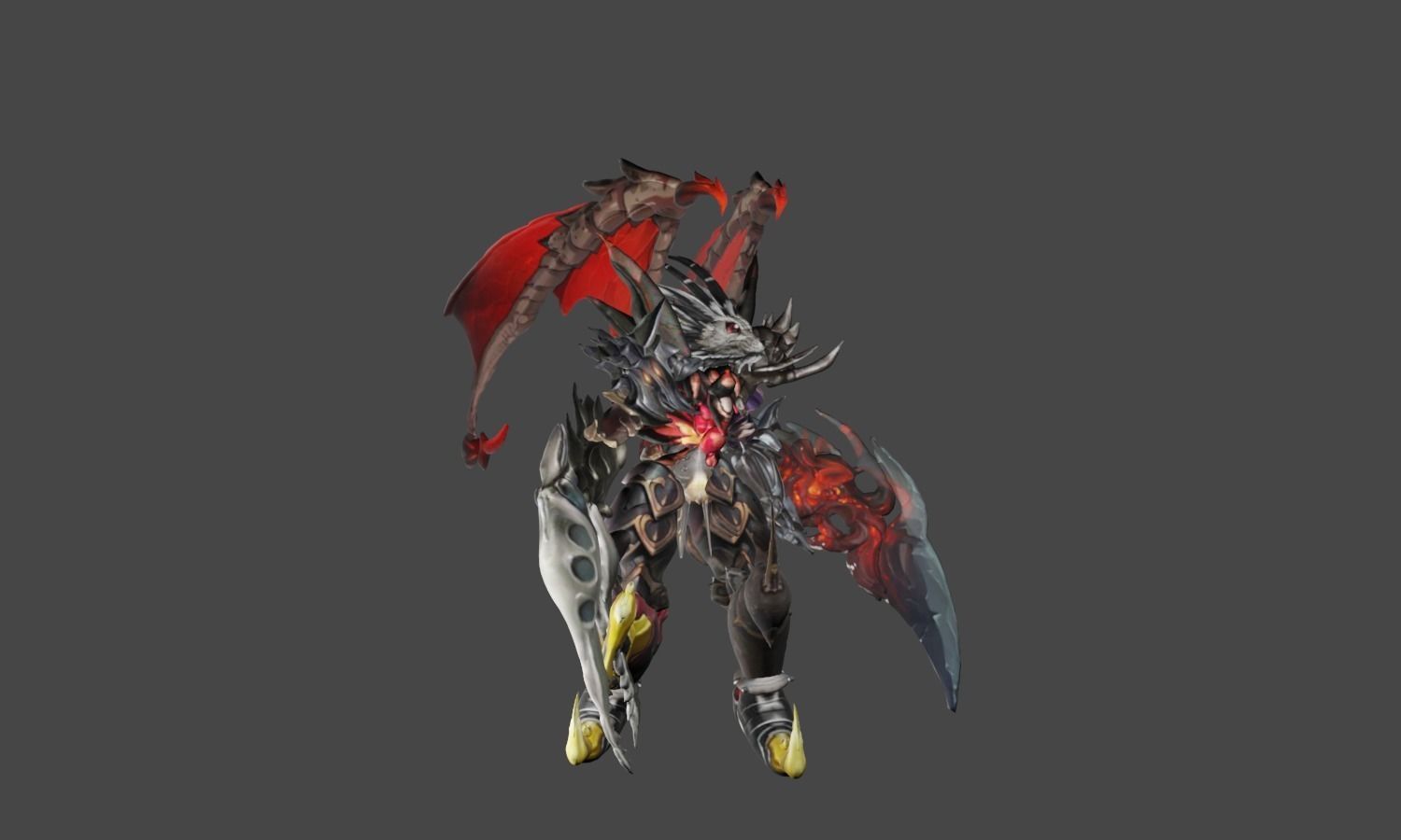 Zeloeman F 9 demon with wings 3D model_4