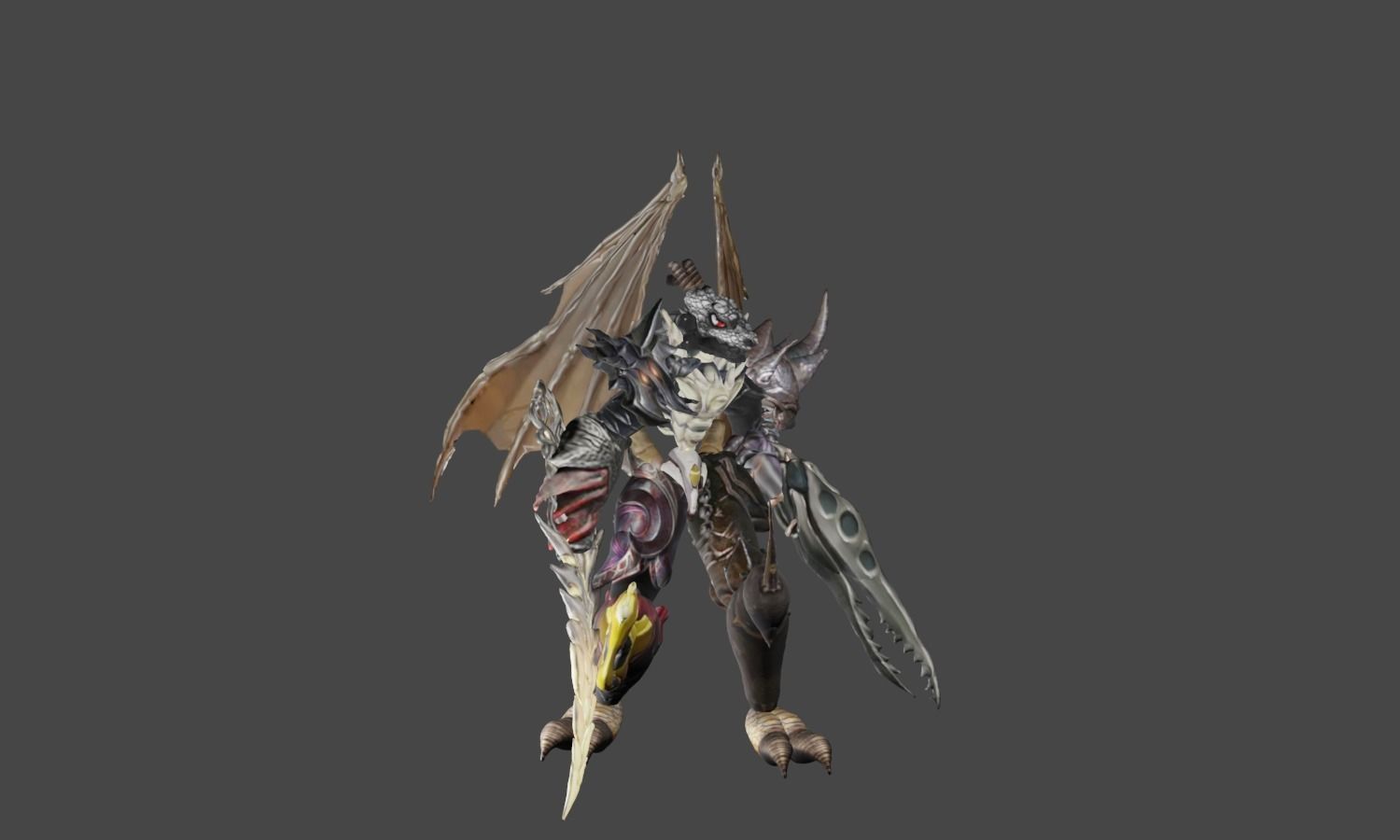 Zeloeman F 7 dragon 3D model_12