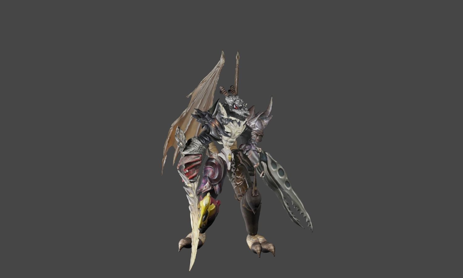 Zeloeman F 7 dragon 3D model_6