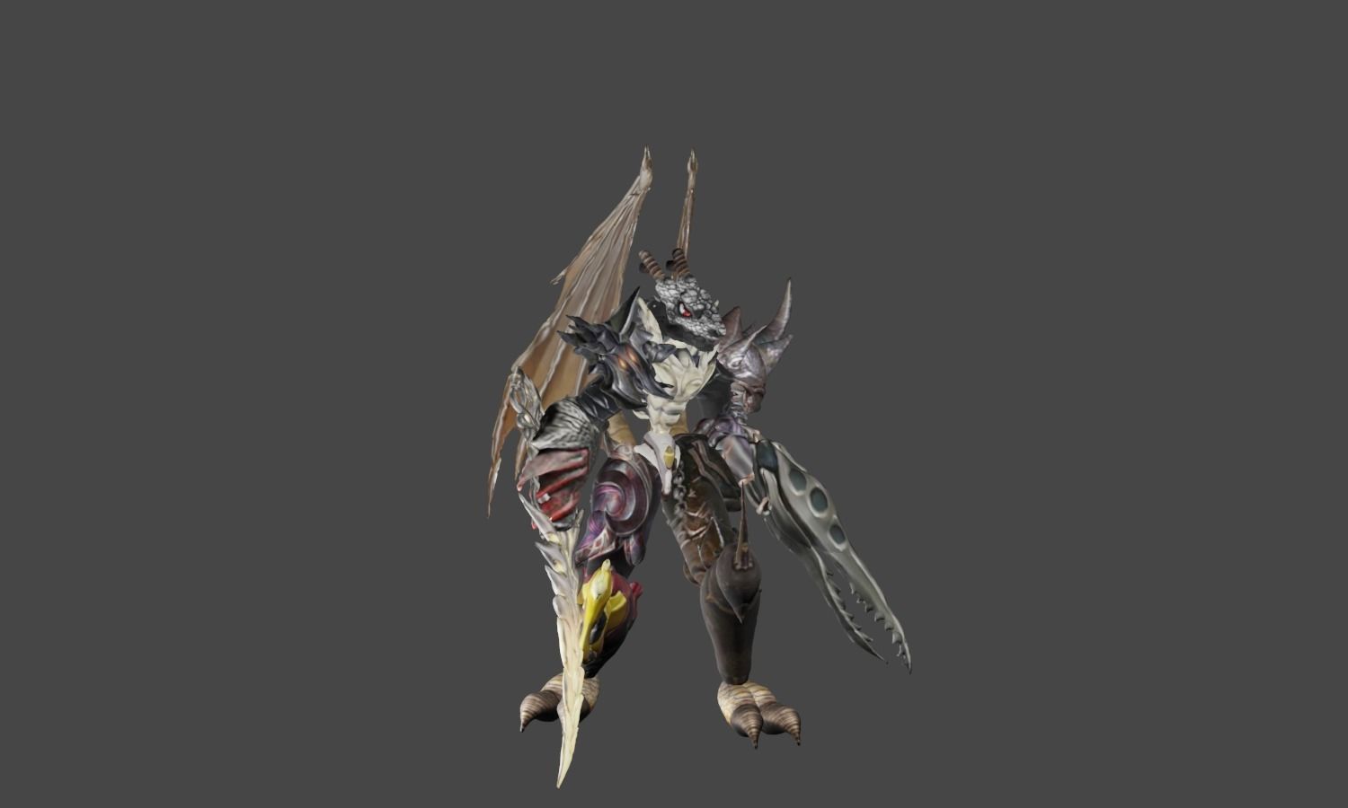 Zeloeman F 7 dragon 3D model_4