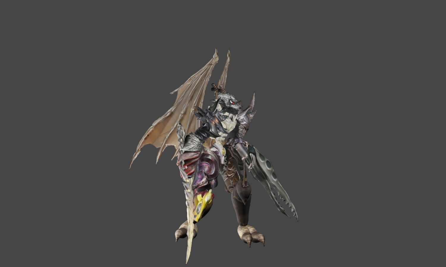 Zeloeman F 7 dragon 3D model_22