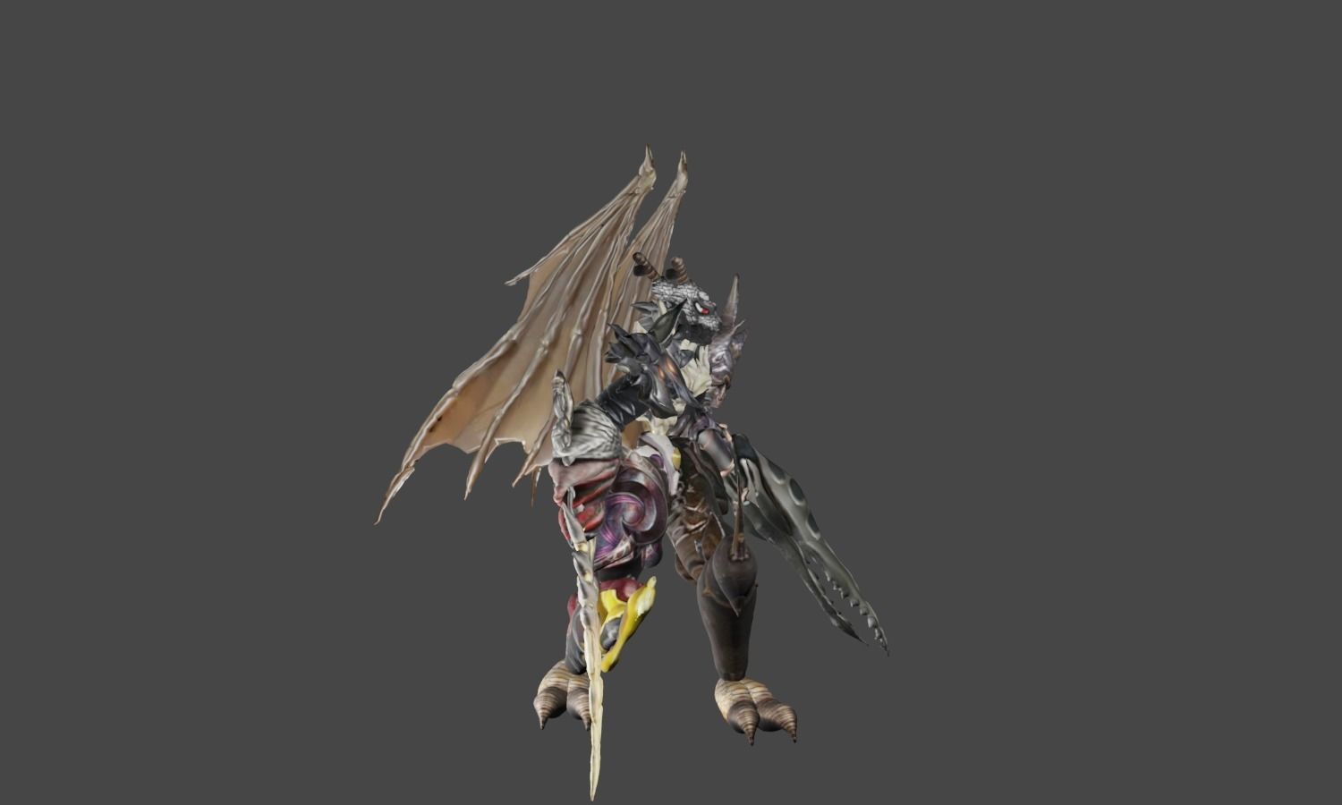 Zeloeman F 7 dragon 3D model_25