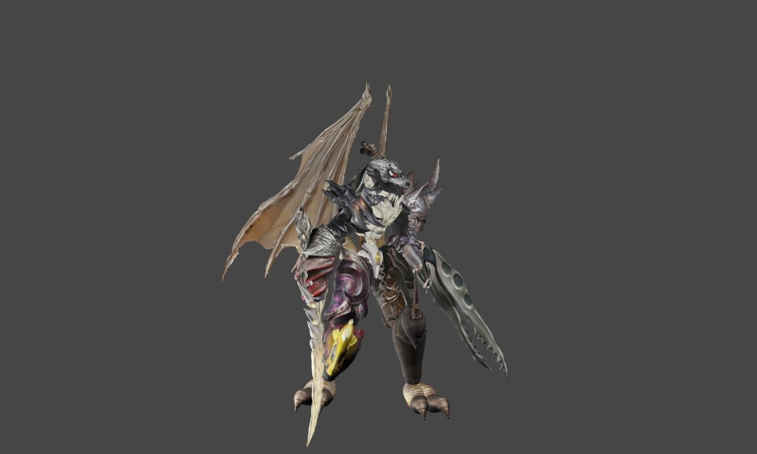 Zeloeman F 7 dragon 3D model_20