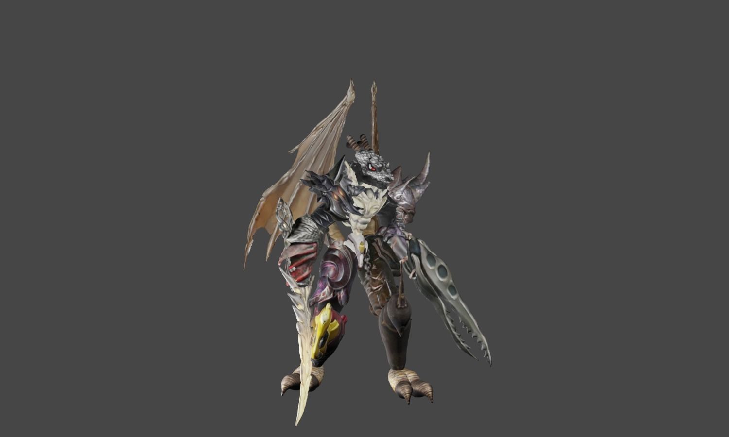 Zeloeman F 7 dragon 3D model_8