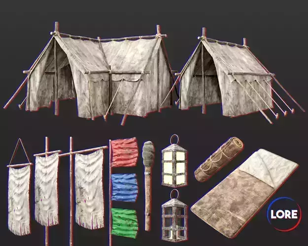 Medieval Collection Crude Campsite 