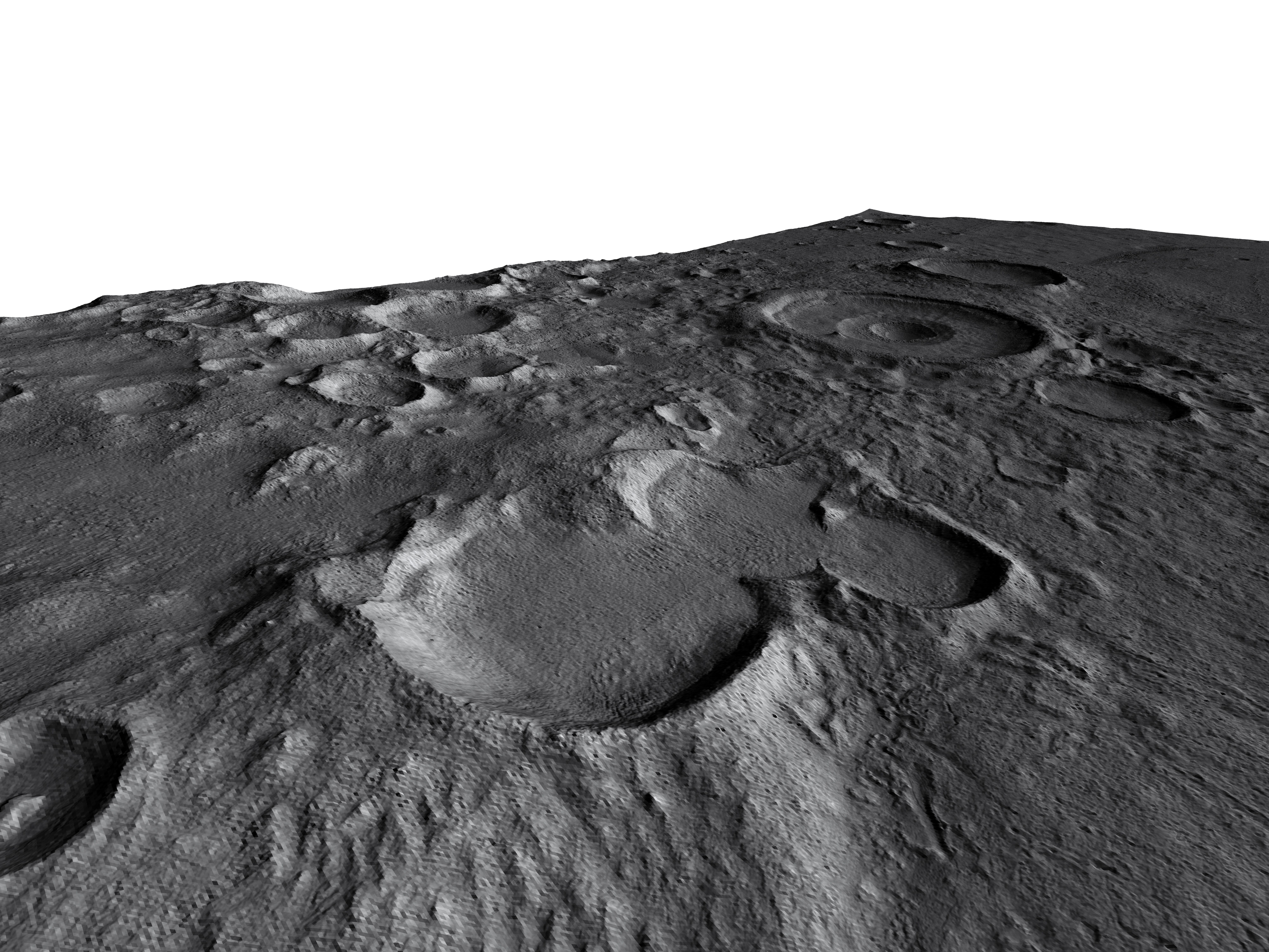 MARS VR - Crater with Surrounding Depression 3D model_2