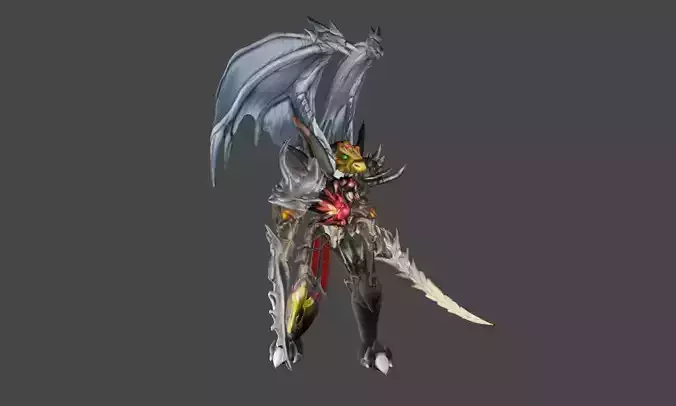 Zeloeman F 3 demon with wings