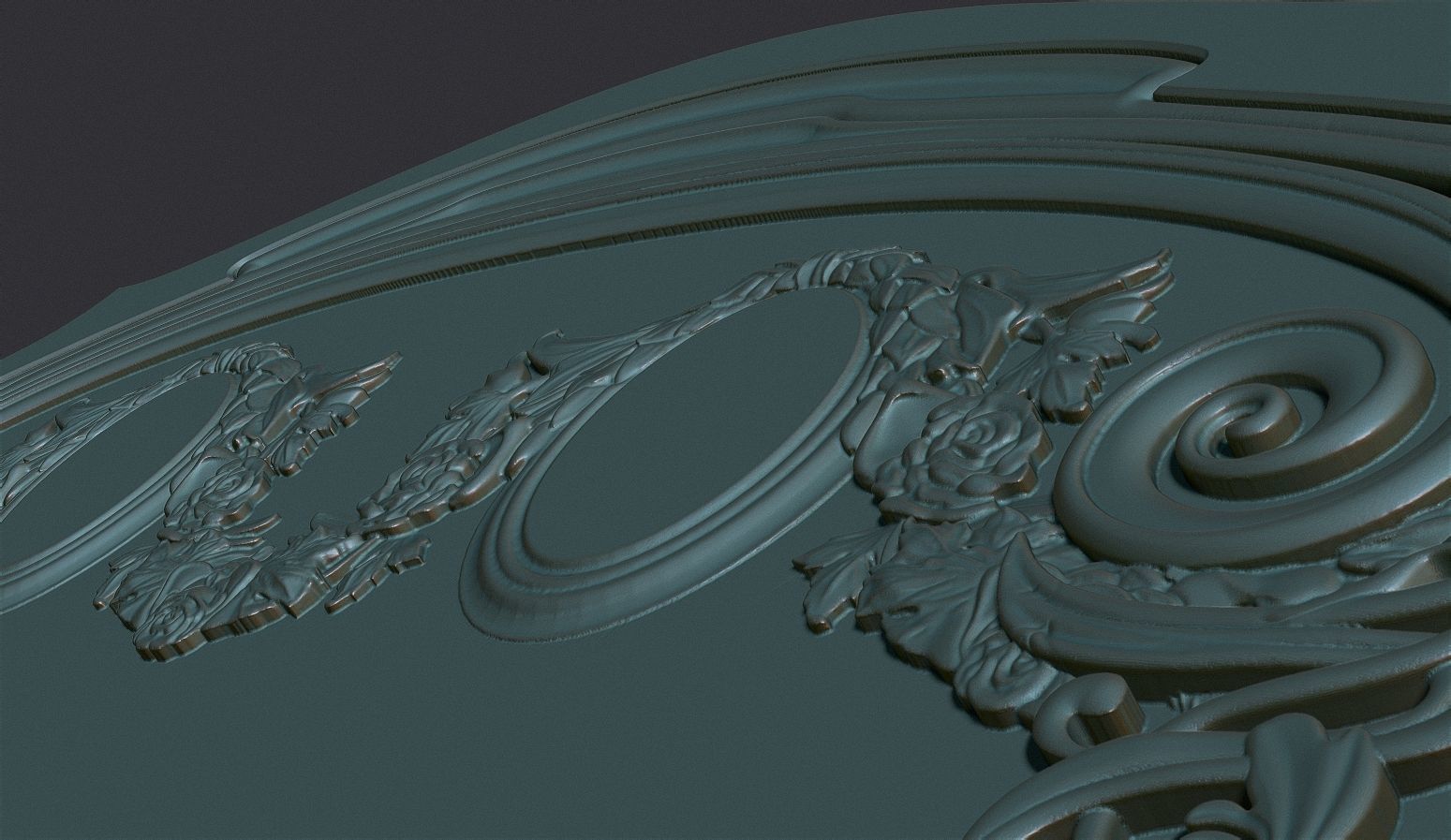 Family Memorial Tombstone for Cnc Carving 3D print model_7