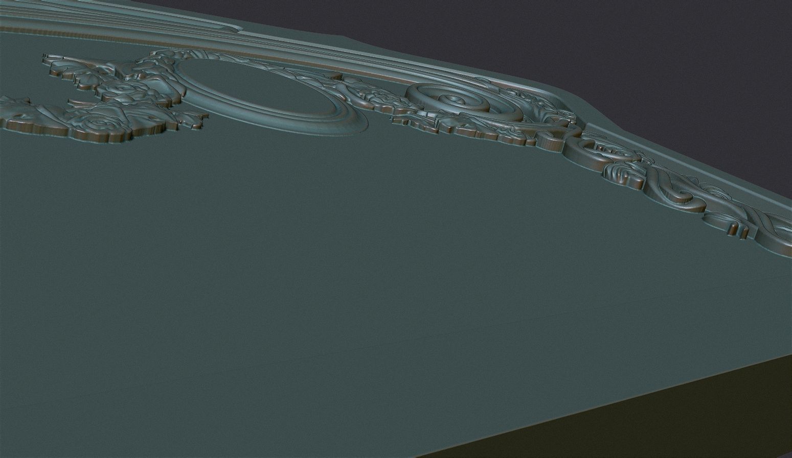 Family Memorial Tombstone for Cnc Carving 3D print model_9