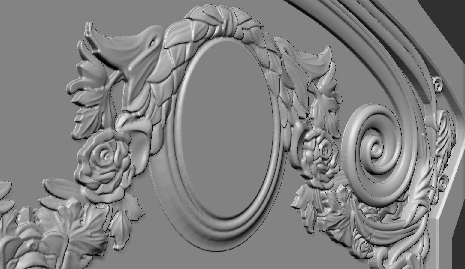 Family Memorial Tombstone for Cnc Carving 3D print model_6