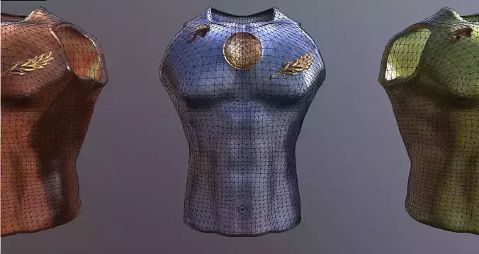 Spartan Chestplate - Game Asset
