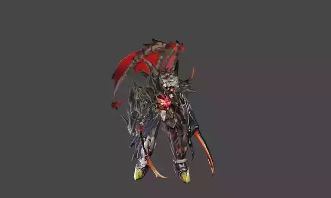 Zeloeman E 9 demon with wings