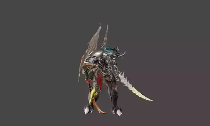 Zeloeman E 8 demon with wings