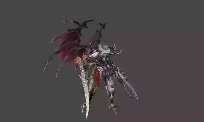 Zeloeman E 6 demon with wings