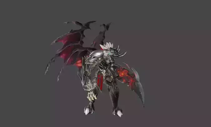 Zeloeman E 4 demon with wings