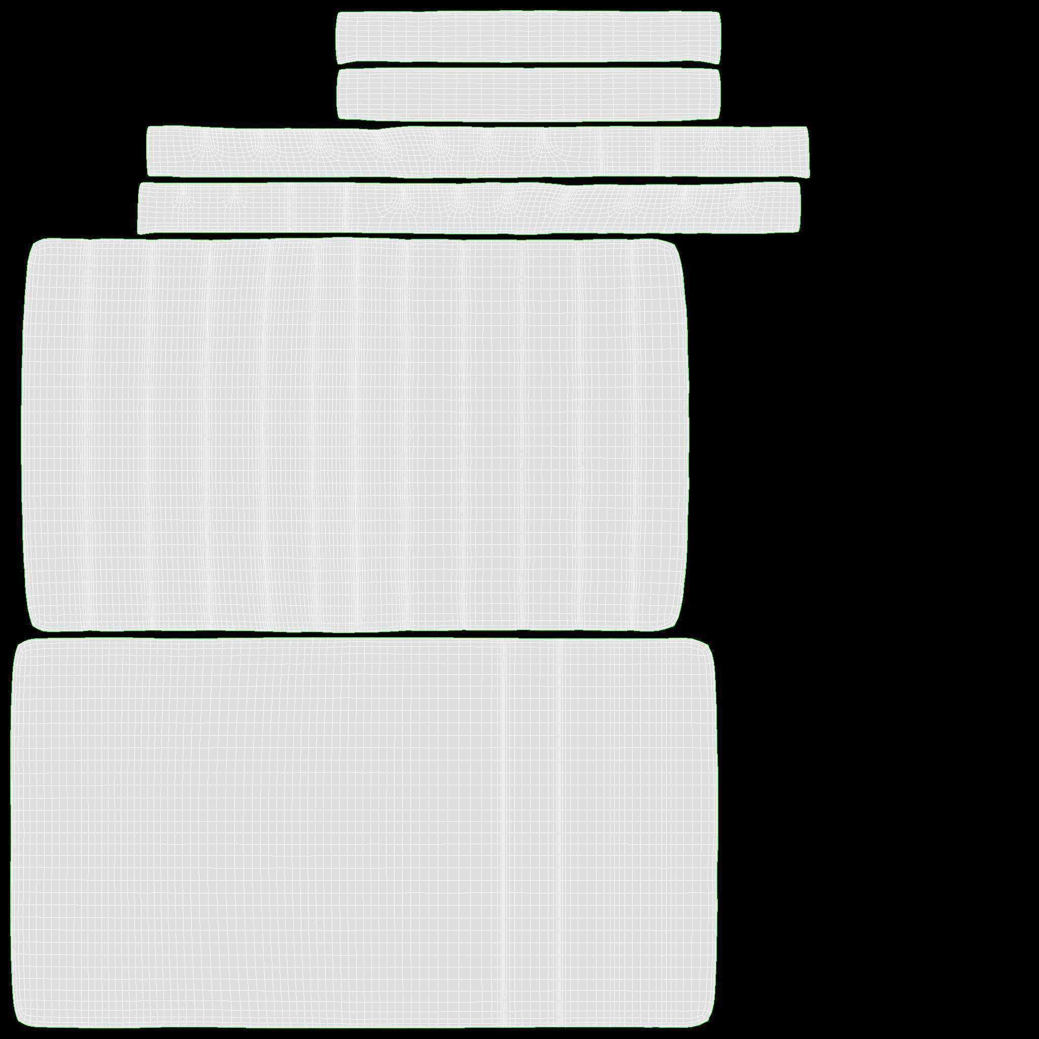 Bar Chair Aura 3D model_8