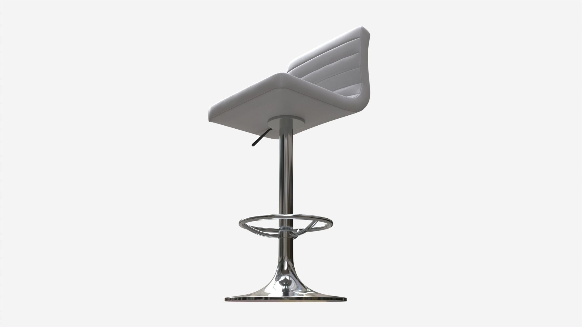Bar Chair Aura 3D model_2