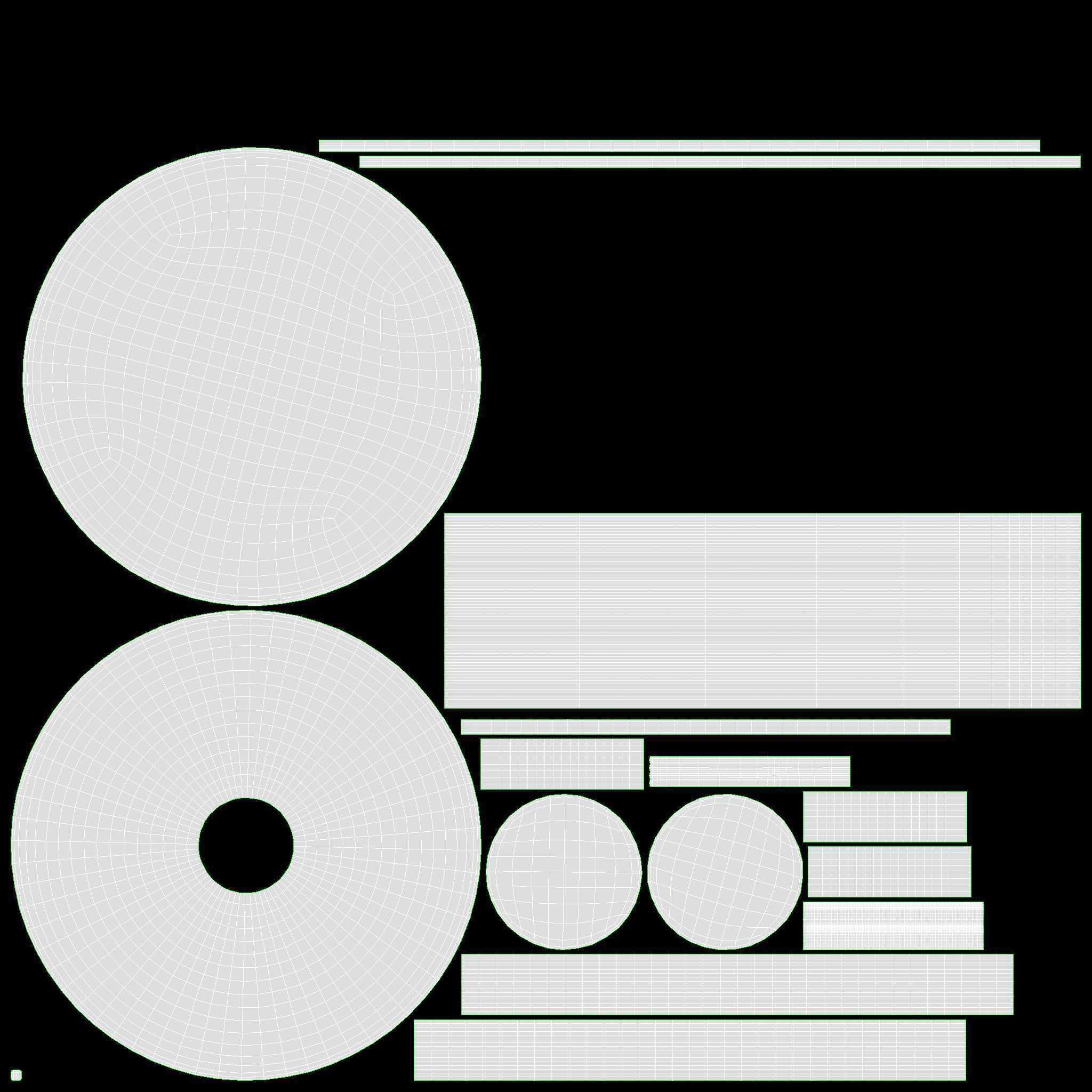 Bar Chair Aura 3D model_7