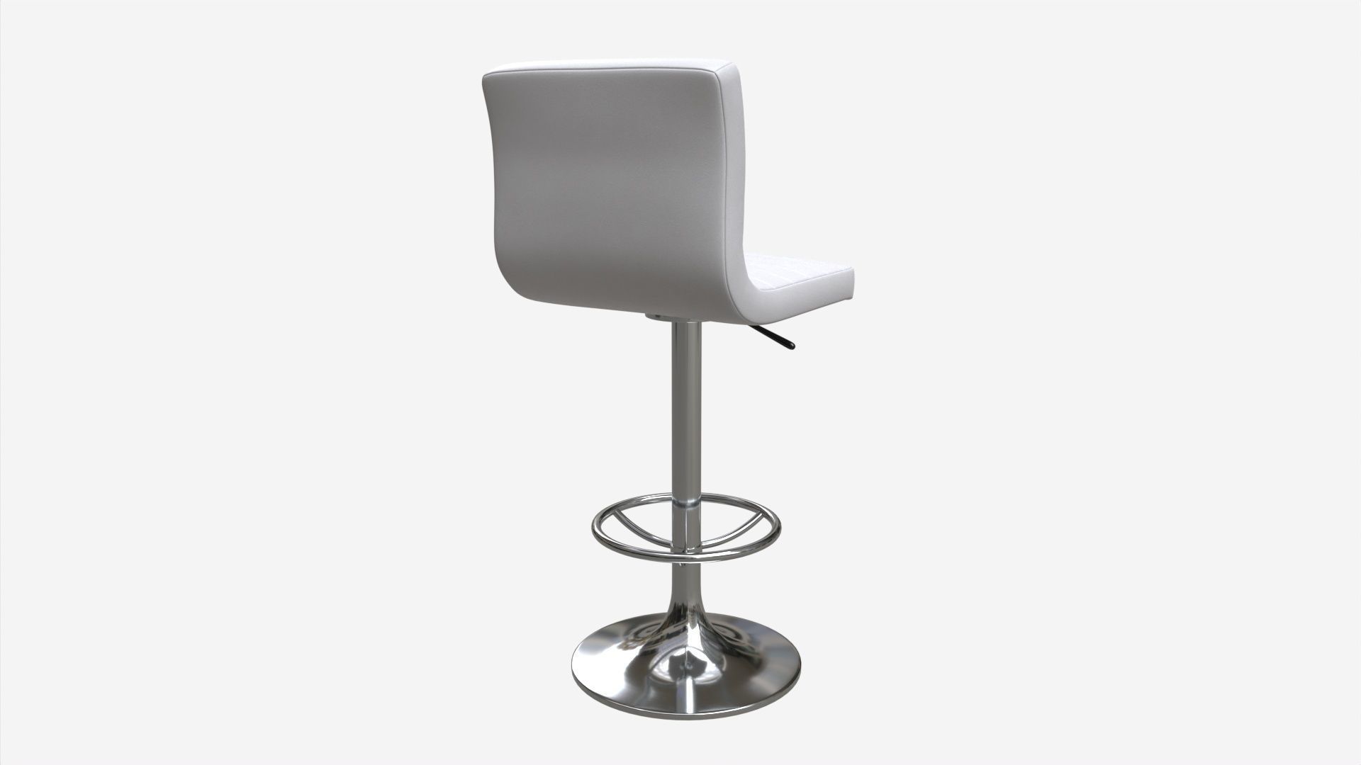 Bar Chair Aura 3D model_1