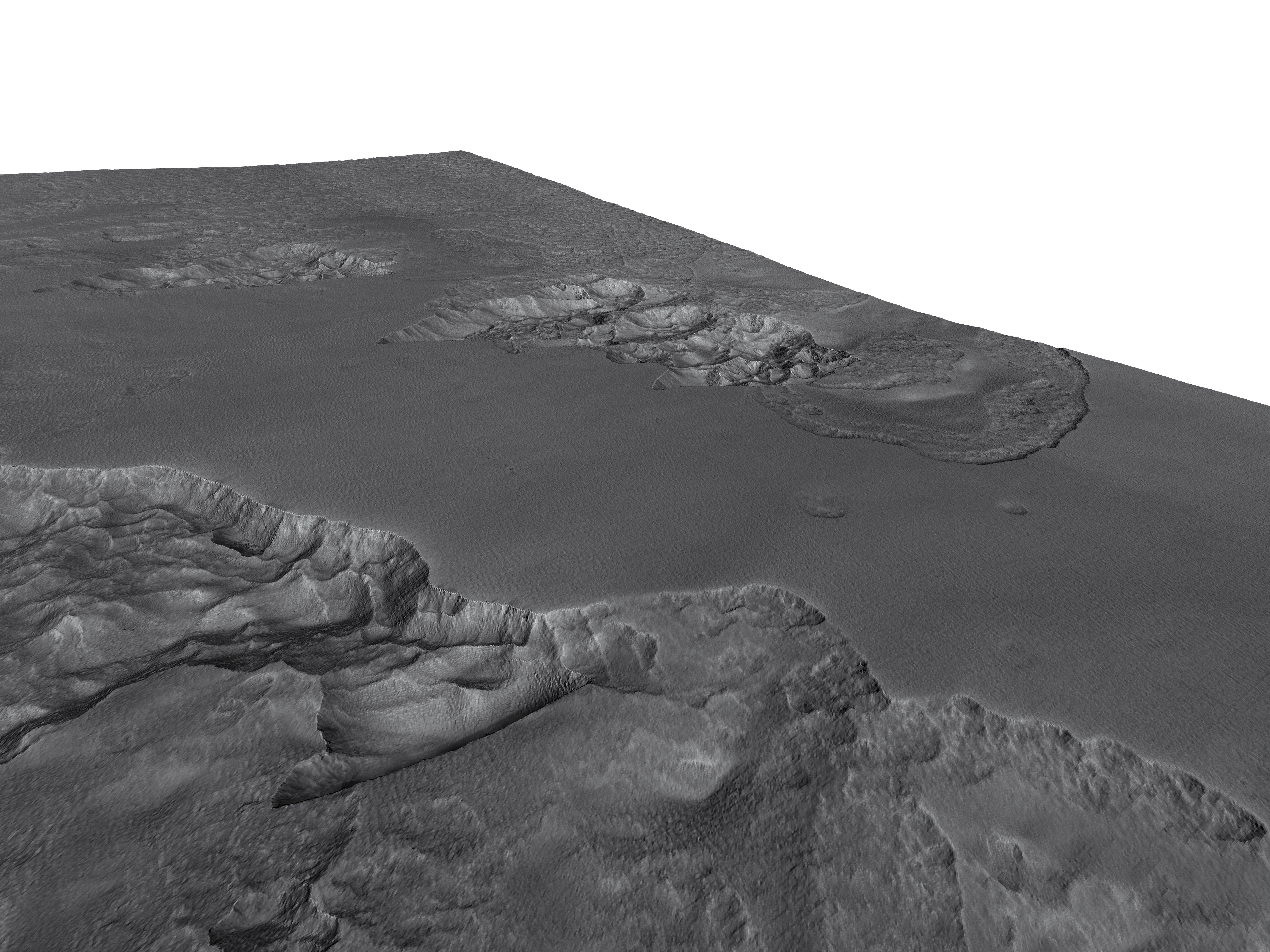 MARS VR - Scarps in Milankovic Crater 3D model_3