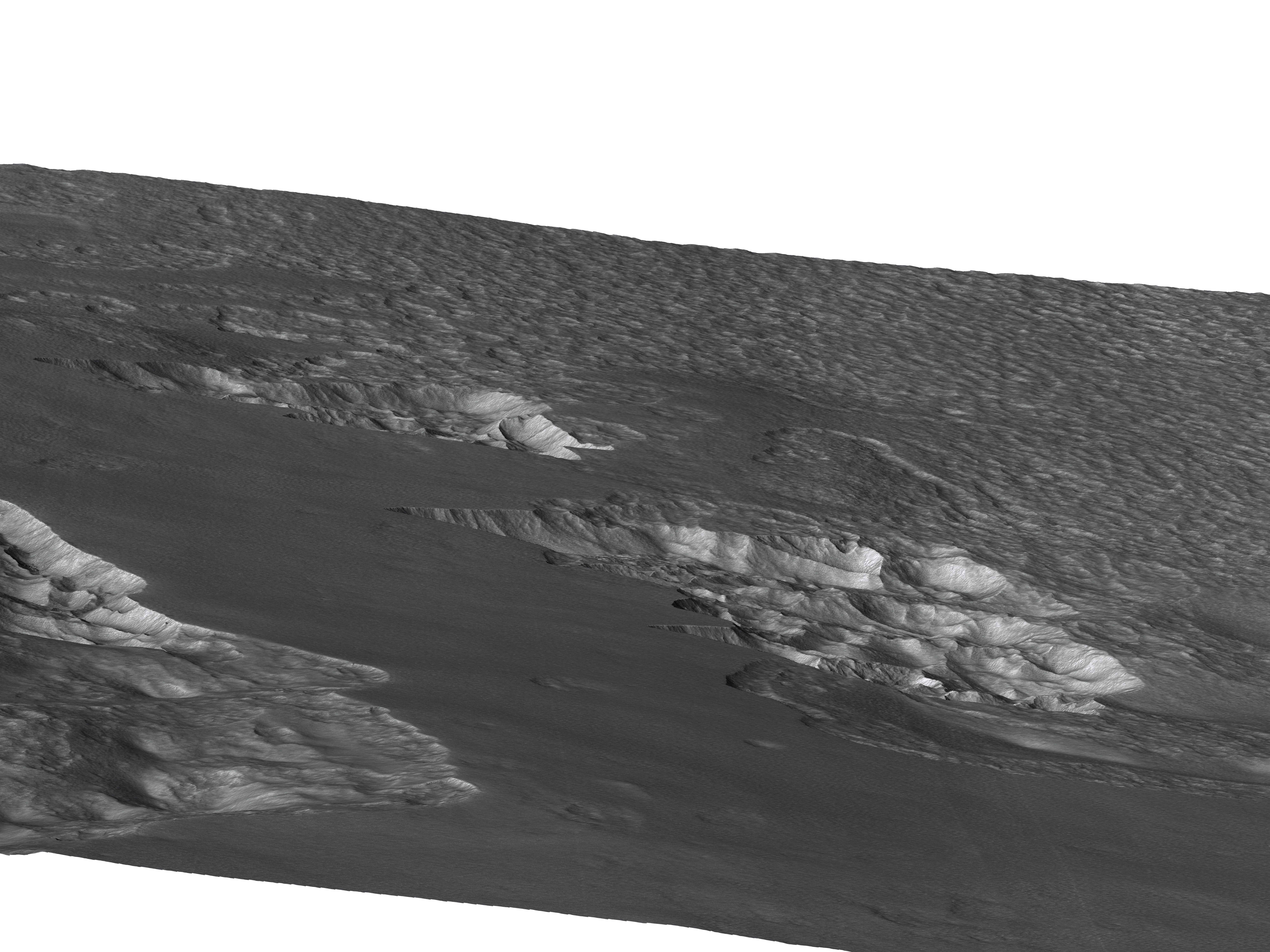 MARS VR - Scarps in Milankovic Crater 3D model_1