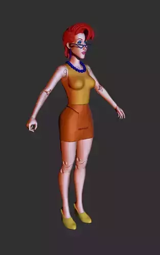 JANINIE MELNITZ ACTION FIGURE THE REAL GHOSTBUSTERS