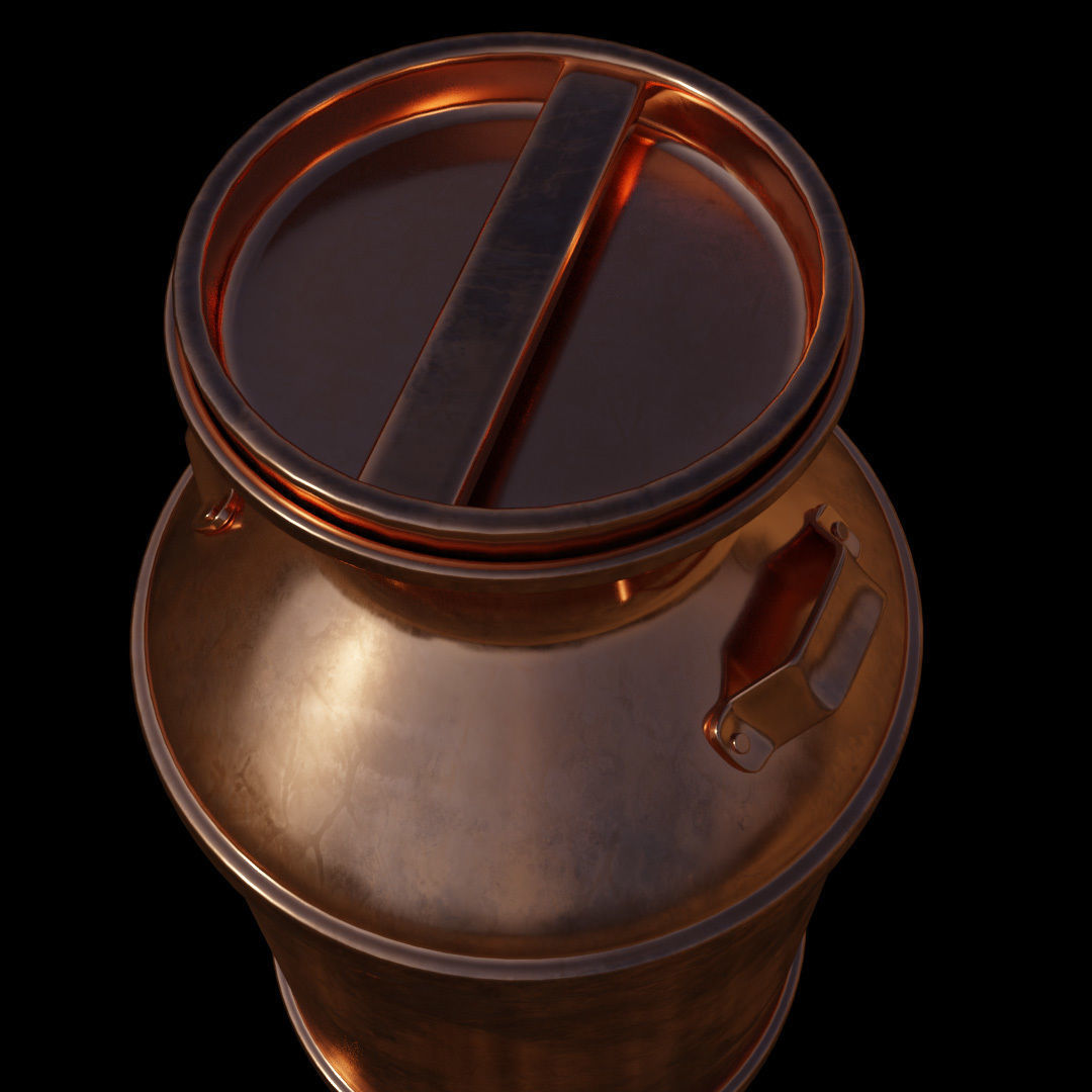 COPPER FARM MILK 3D model_1