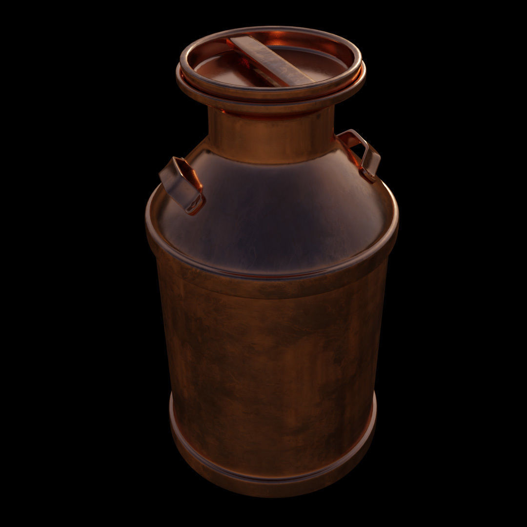 COPPER FARM MILK 3D model_2