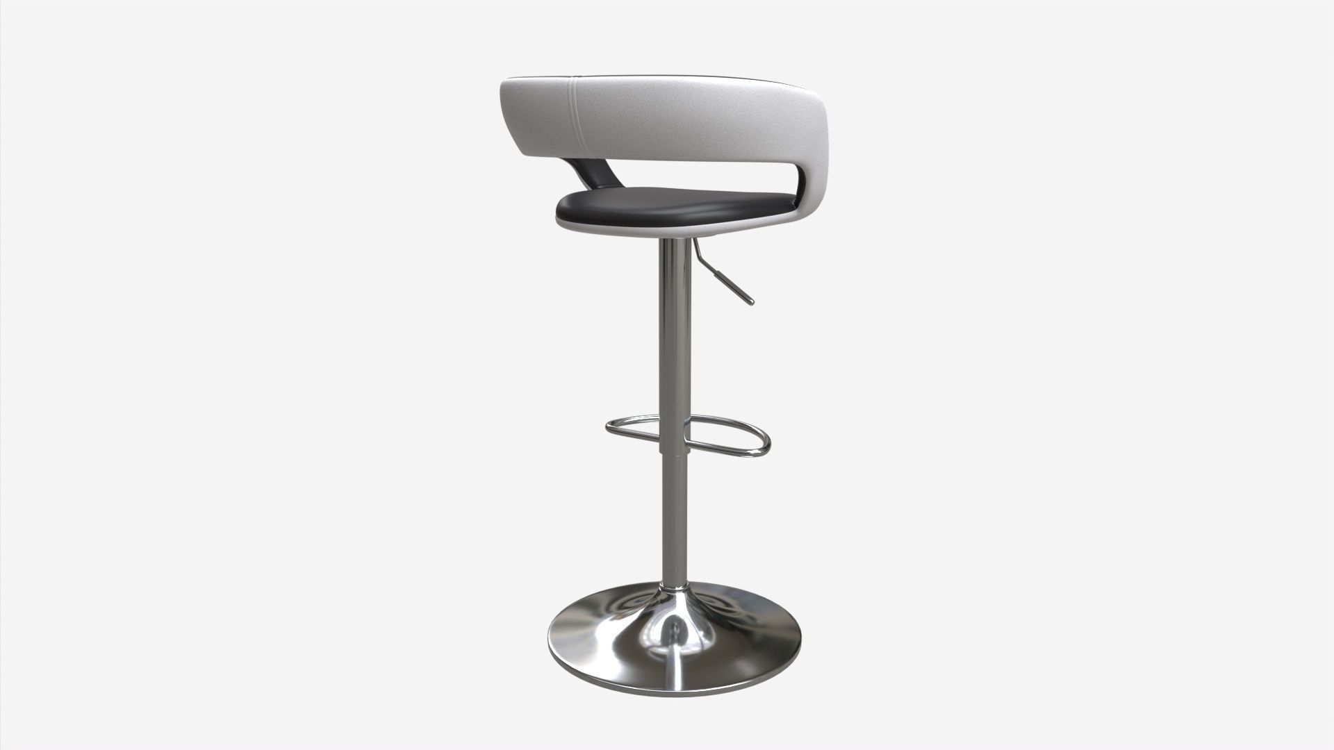 Bar Stool Grace 3D model_1