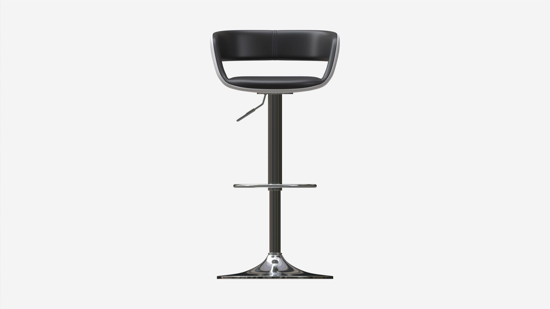 Bar Stool Grace 3D model_3