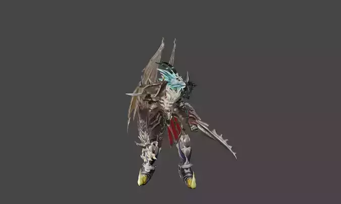 Zeloeman D 1 demon with wings