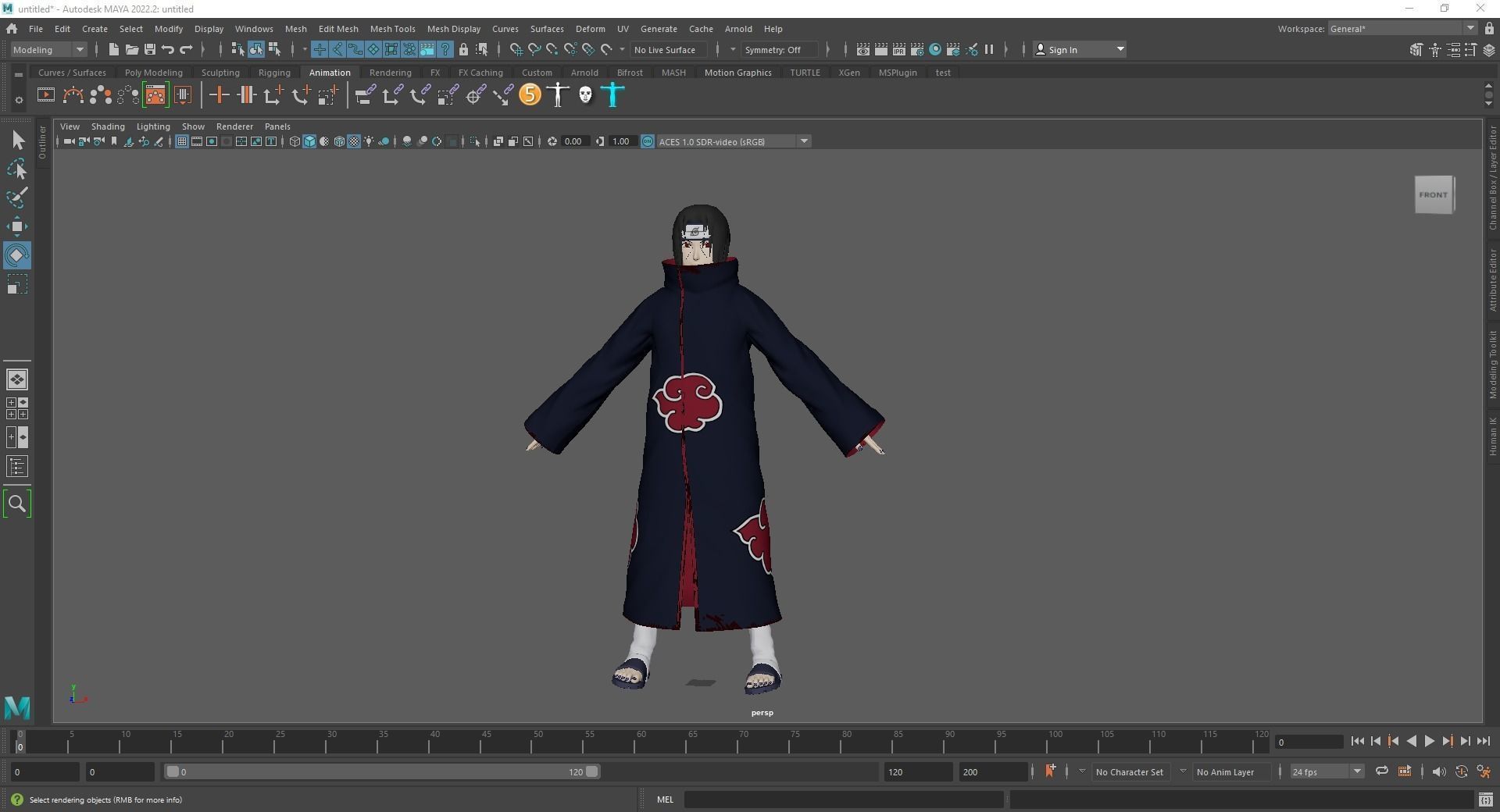 3D model Itachi Uchiha Naruto Characters VR / AR / lowpoly CGTrader