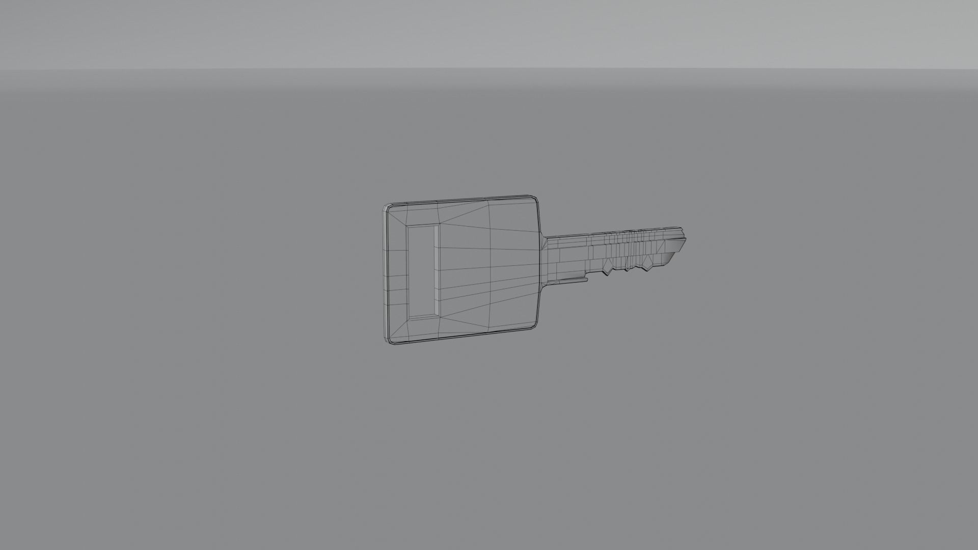 single square padlock 3D model_13