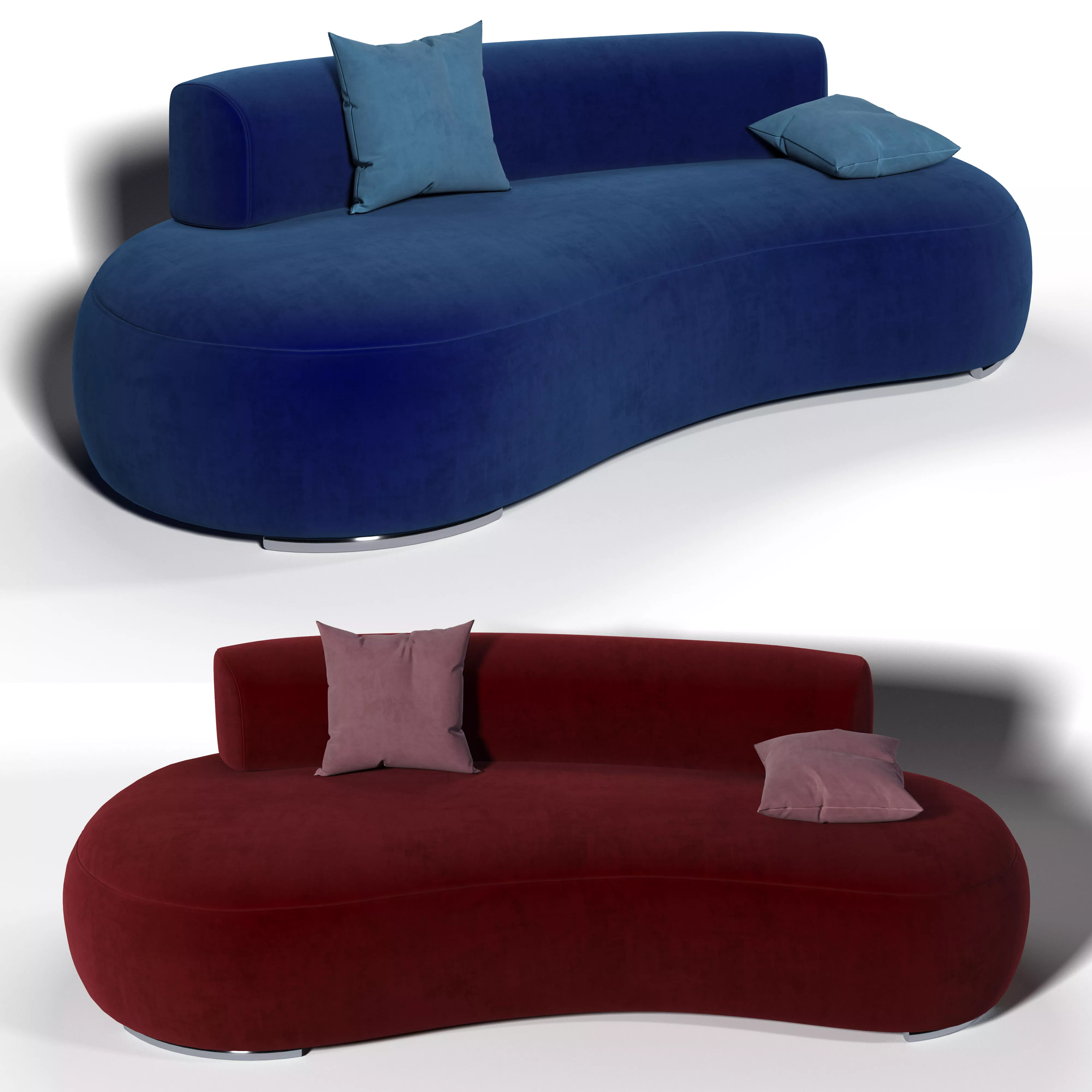 Chaselongue sofa 3D model