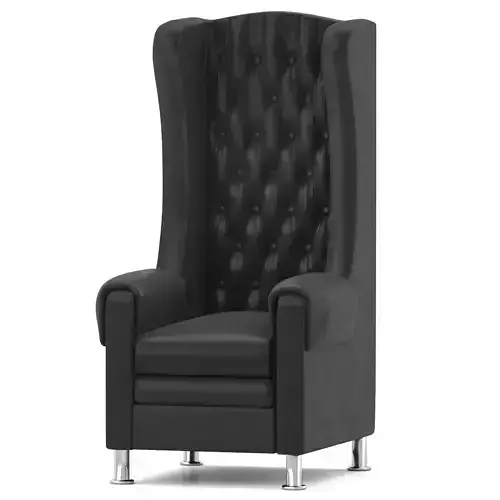 KUBUS leather wingback chair