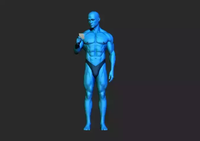 Dr Manhattan Jon Osterman Watchmen 3D print model