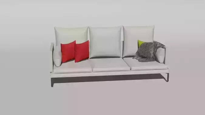 counch sofa with pillows