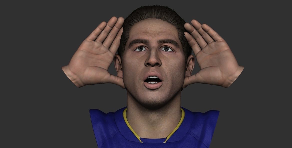 JUAN ROMAN RIQUELME BOCA JUNIORS TOPO GIGIO 3D print model_2