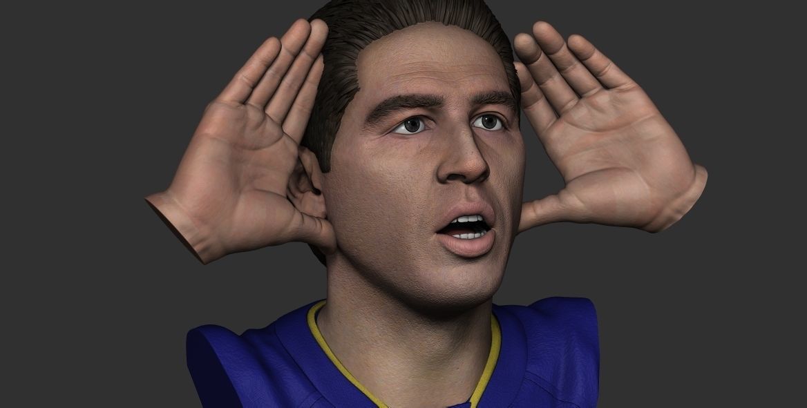 JUAN ROMAN RIQUELME BOCA JUNIORS TOPO GIGIO 3D print model_4